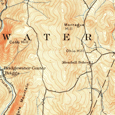 United States Geological Survey Woodstock, VT (1913, 62500-Scale) digital map