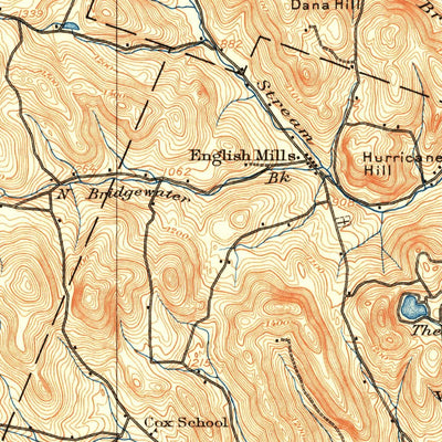 United States Geological Survey Woodstock, VT (1913, 62500-Scale) digital map