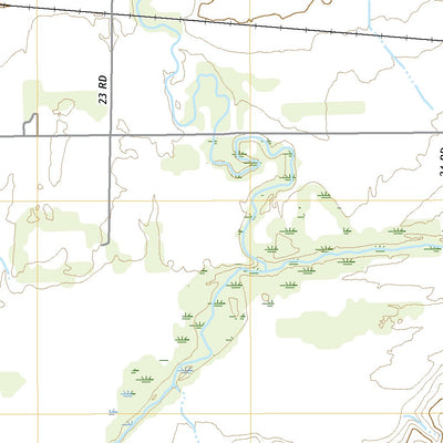 United States Geological Survey Woodston NW, KS (2022, 24000-Scale) digital map