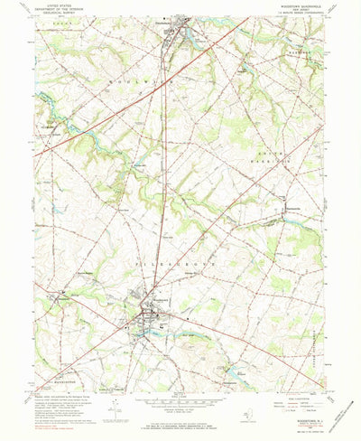 United States Geological Survey Woodstown, NJ (1967, 24000-Scale) digital map