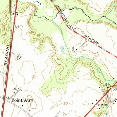 United States Geological Survey Woodstown, NJ (1967, 24000-Scale) digital map
