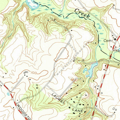 United States Geological Survey Woodstown, NJ (1967, 24000-Scale) digital map