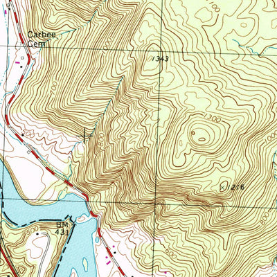 United States Geological Survey Woodsville, NH-VT (1999, 24000-Scale) digital map