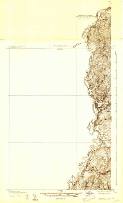 United States Geological Survey Woodsville, VT-NH (1931, 48000-Scale) digital map