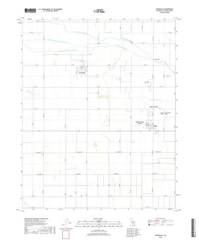 United States Geological Survey Woodville, CA (2018, 24000-Scale) digital map