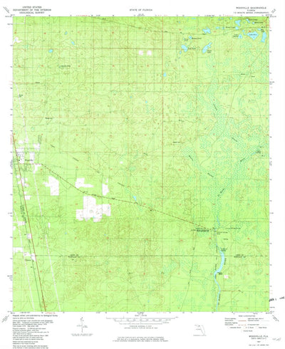 United States Geological Survey Woodville, FL (1981, 24000-Scale) digital map