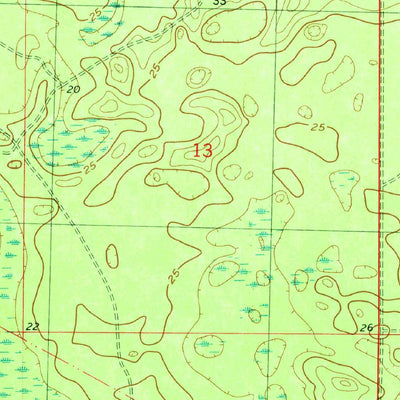 United States Geological Survey Woodville, FL (1981, 24000-Scale) digital map