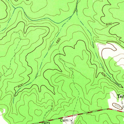 United States Geological Survey Woodville, GA (1965, 24000-Scale) digital map