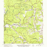 United States Geological Survey Woodville, LA (1958, 62500-Scale) digital map