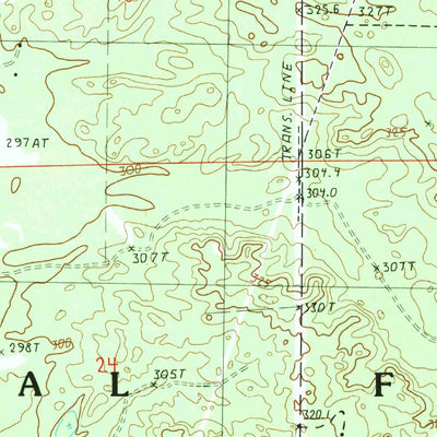 United States Geological Survey Woodville, MI (1985, 24000-Scale) digital map
