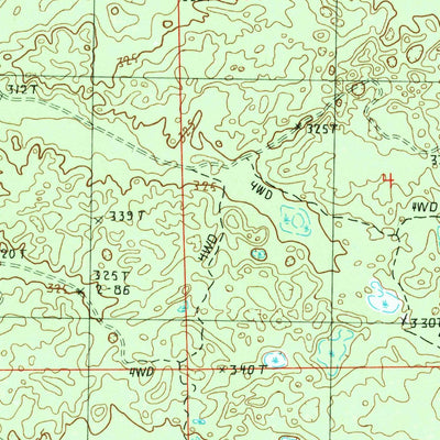 United States Geological Survey Woodville, MI (1985, 24000-Scale) digital map