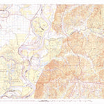 United States Geological Survey Woodville, MS-LA (1991, 100000-Scale) digital map
