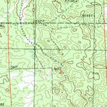 United States Geological Survey Woodville NE, MI (1985, 24000-Scale) digital map