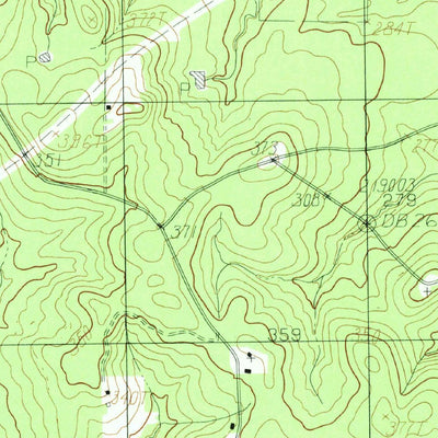 United States Geological Survey Woodville, TX (1984, 24000-Scale) digital map