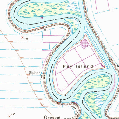 United States Geological Survey Woodward Island, CA (1952, 24000-Scale) digital map