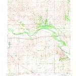 United States Geological Survey Woodward NE, OK (1969, 24000-Scale) digital map