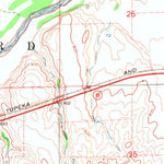 United States Geological Survey Woodward NE, OK (1969, 24000-Scale) digital map