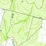 United States Geological Survey Woodward NE, TX (1974, 24000-Scale) digital map