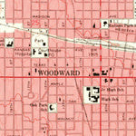United States Geological Survey Woodward, OK (1969, 24000-Scale) digital map
