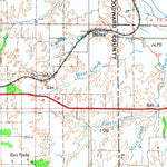 United States Geological Survey Woodward, OK-KS (1955, 250000-Scale) digital map