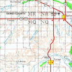 United States Geological Survey Woodward, OK-KS (1955, 250000-Scale) digital map