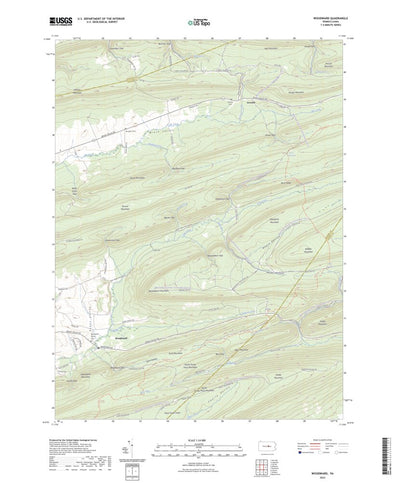 United States Geological Survey Woodward, PA (2023, 24000-Scale) digital map