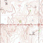 United States Geological Survey Woodward SW, OK (1969, 24000-Scale) digital map