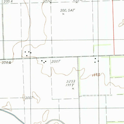 United States Geological Survey Woodworth, IL (1986, 24000-Scale) digital map
