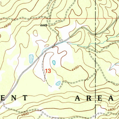 United States Geological Survey Woodworth, MT (1999, 24000-Scale) digital map