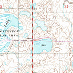 United States Geological Survey Woodworth, ND (1972, 24000-Scale) digital map