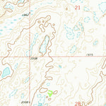 United States Geological Survey Woodworth NW, ND (1972, 24000-Scale) digital map