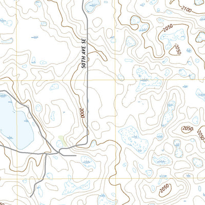 United States Geological Survey Woodworth NW, ND (2020, 24000-Scale) digital map