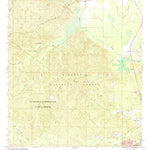 United States Geological Survey Woodworth West, LA (1971, 24000-Scale) digital map