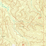 United States Geological Survey Woodworth West, LA (1971, 24000-Scale) digital map
