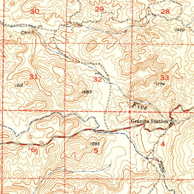 United States Geological Survey Woody, CA (1952, 62500-Scale) digital map