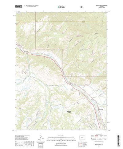 United States Geological Survey Woody Creek, CO (2022, 24000-Scale) digital map