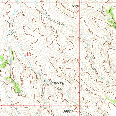 United States Geological Survey Woody Mountain NW, MT (1969, 24000-Scale) digital map