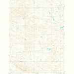 United States Geological Survey Woody Mountain SE, MT (1969, 24000-Scale) digital map