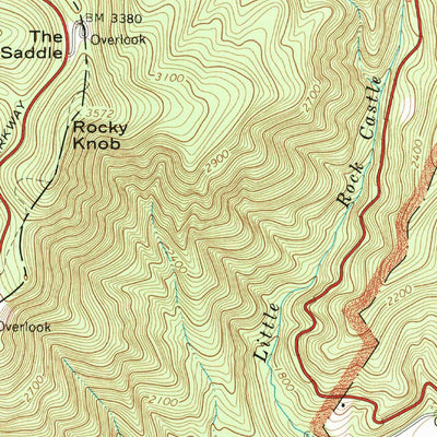 United States Geological Survey Woolwine, VA (1968, 24000-Scale) digital map