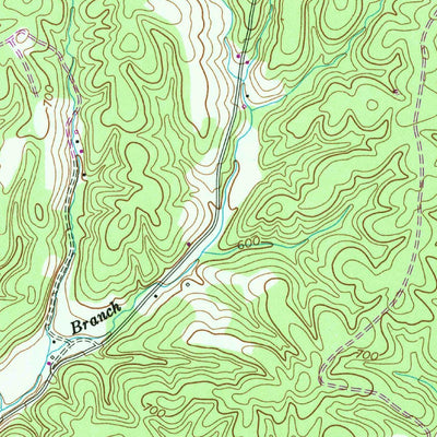 United States Geological Survey Woolworth, TN (1952, 24000-Scale) digital map