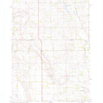 United States Geological Survey Woonsocket NW, SD (1973, 24000-Scale) digital map