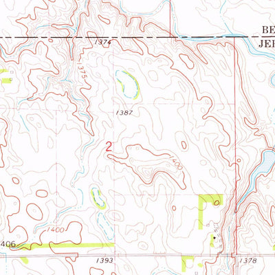 United States Geological Survey Woonsocket NW, SD (1973, 24000-Scale) digital map