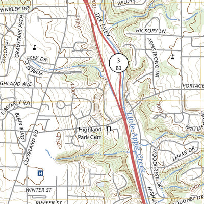 United States Geological Survey Wooster, OH (2023, 24000-Scale) digital map
