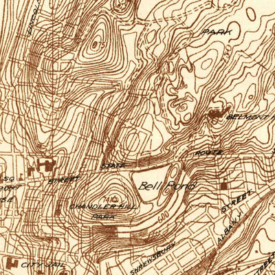 United States Geological Survey Worcester North, MA (1934, 24000-Scale) digital map