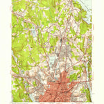 United States Geological Survey Worcester North, MA (1948, 24000-Scale) digital map