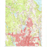 United States Geological Survey Worcester North, MA (1960, 24000-Scale) digital map
