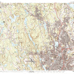 United States Geological Survey Worcester North, MA (1983, 25000-Scale) digital map