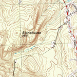 United States Geological Survey Worcester North, MA (1983, 25000-Scale) digital map