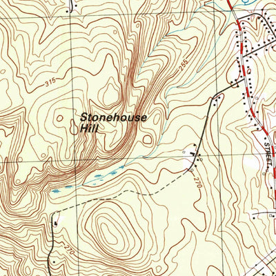 United States Geological Survey Worcester North, MA (1983, 25000-Scale) digital map