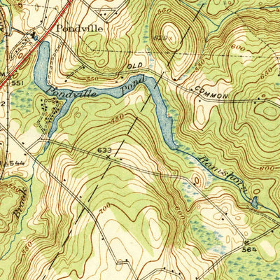 United States Geological Survey Worcester South, MA (1939, 31680-Scale) digital map